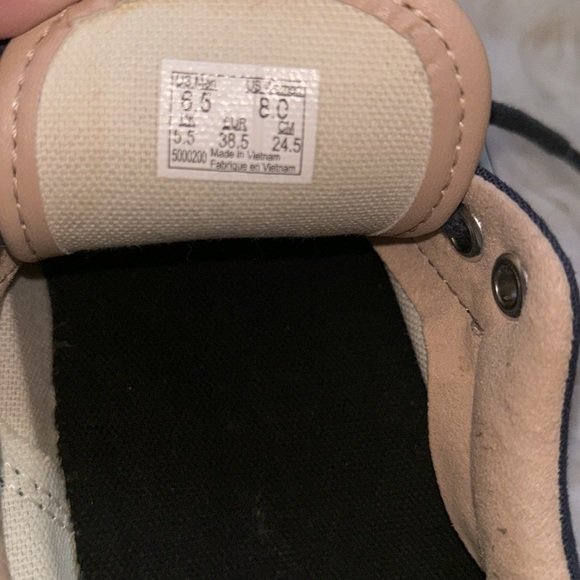 🛹Vans Authentic Era Canvas and Leather Sneakers, Size 8 - Picture 13 of 15